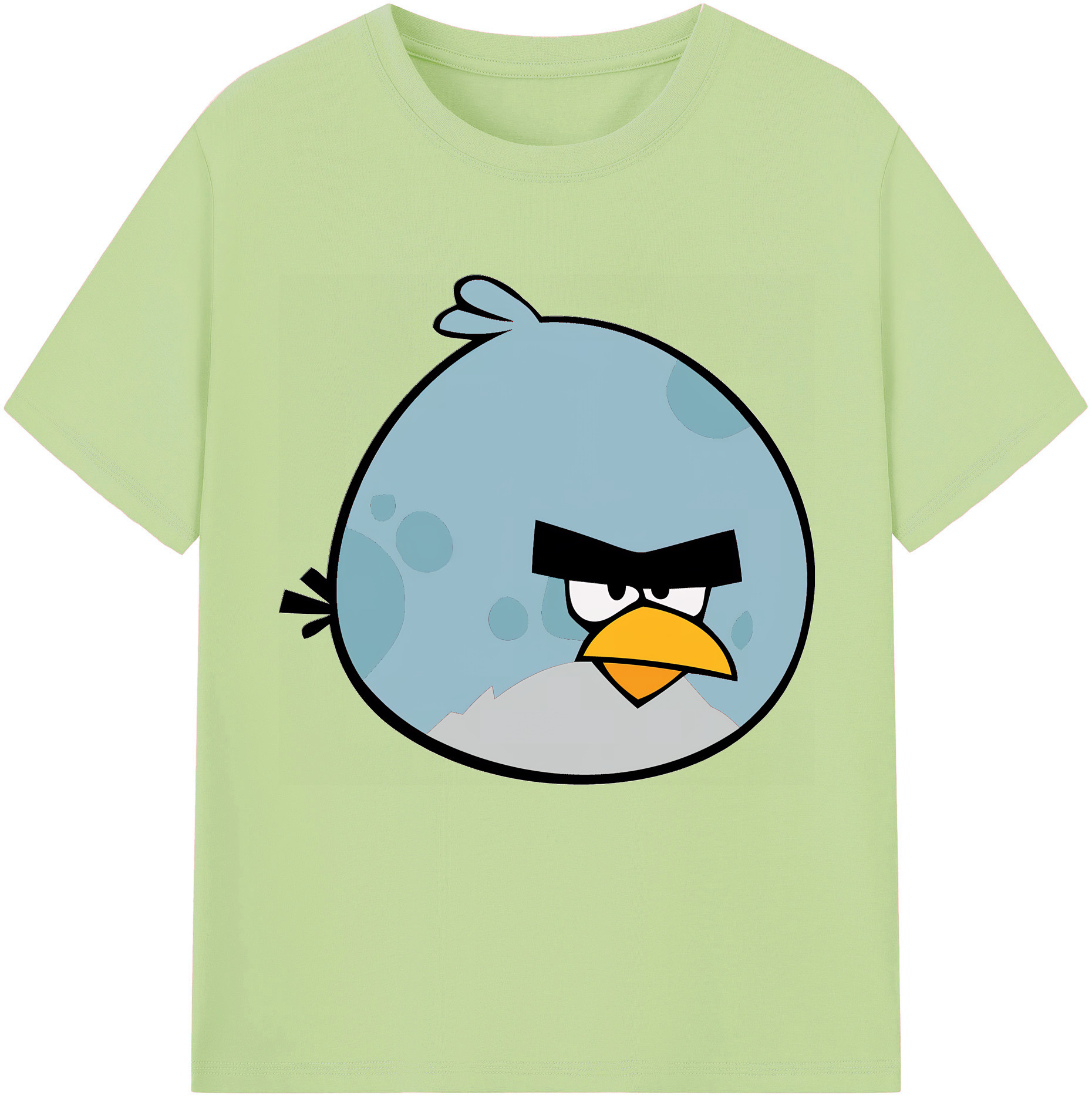 （画像用） Angry Birds アングリーバード 綿100％半袖Tシャツ（フロントプリント）